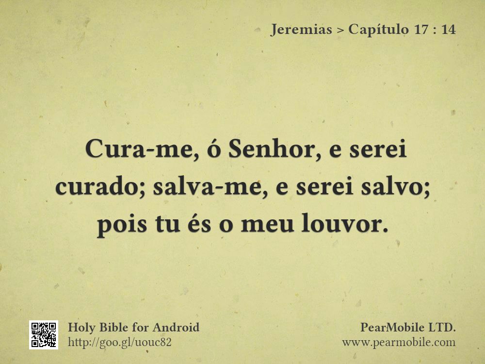 Jeremias, Capítulo 17:14
